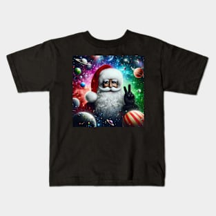 Santa in Space Kids T-Shirt